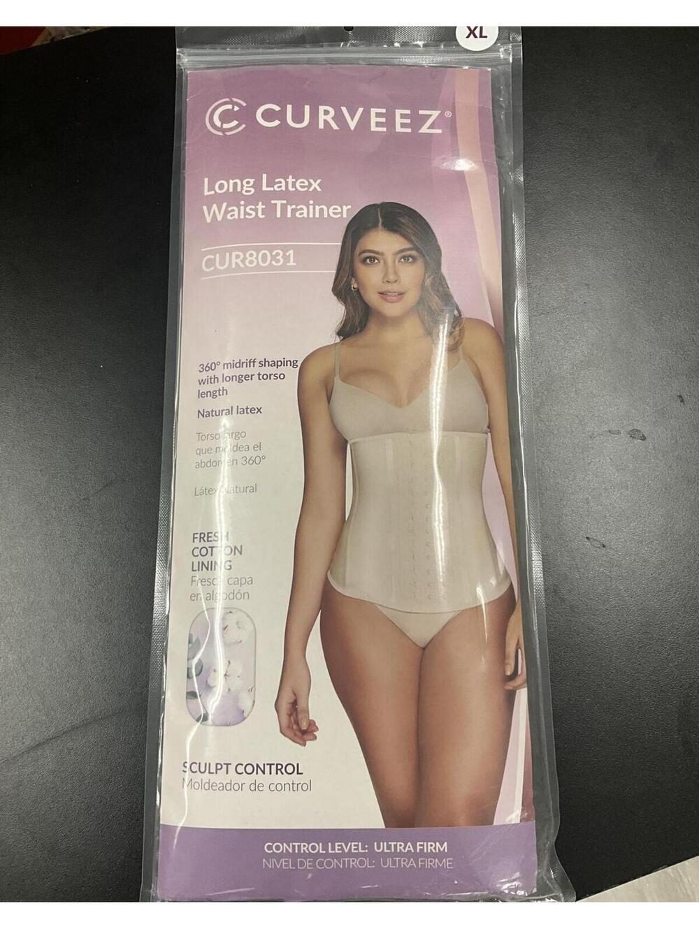Curveez Long Waist Sculpting Waist Trainer Midriff Shaper XL